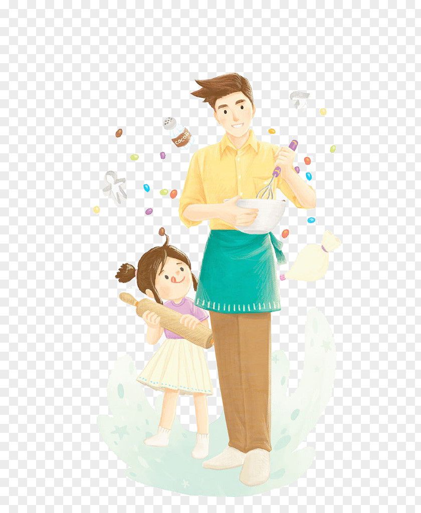 Daddy Is A Cookie Illustrator Father Illustration PNG