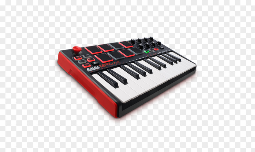 Keyboard Computer Akai Professional MPK Mini MKII MIDI Controllers PNG