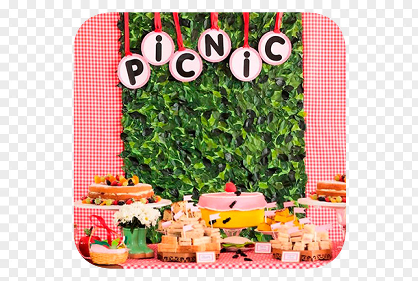 Picnic Party Birthday Creativity Idea PNG