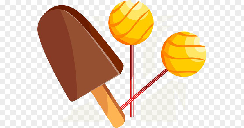 Popsicle And Lollipop Ice Cream Candy Drawing PNG