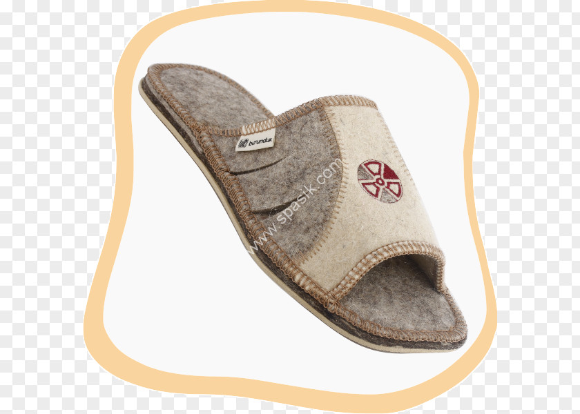 Sandal Slipper Shoe Brown PNG