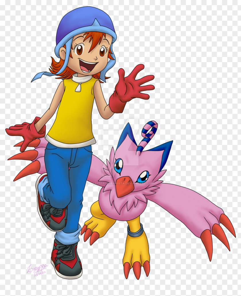 Sora Takenouchi Biyomon Astrid Digimon Art PNG