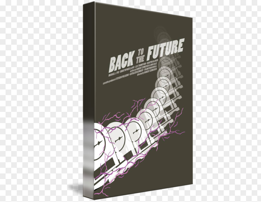 Back To The Future Gallery Wrap Poster Canvas Art PNG