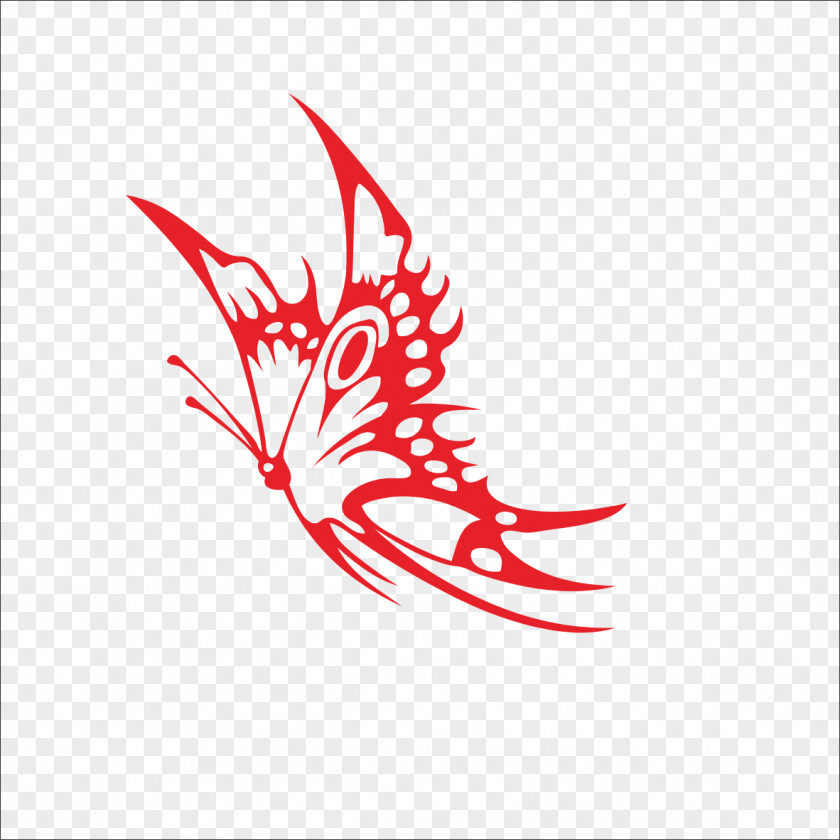 Butterfly Sticker Abziehtattoo Decal PNG