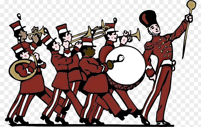 Cartoon Social Group Band Plays Middle Ages Animation PNG