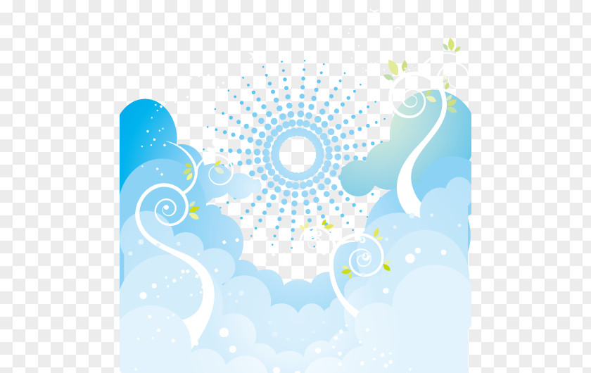 Dream Sky Vector Pattern Adobe Illustrator PNG