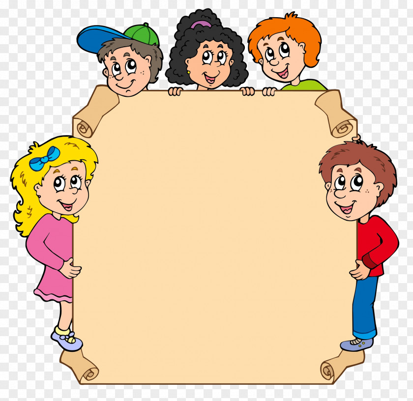 The Child Took Blank Frame Cartoon Royalty-free Illustration PNG