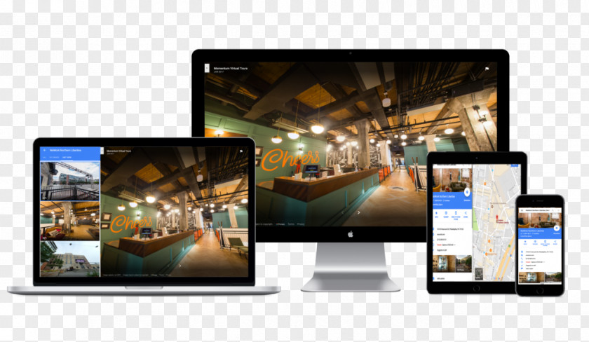 Virtual Tour Responsive Web Design Malley Development Google AdWords PNG