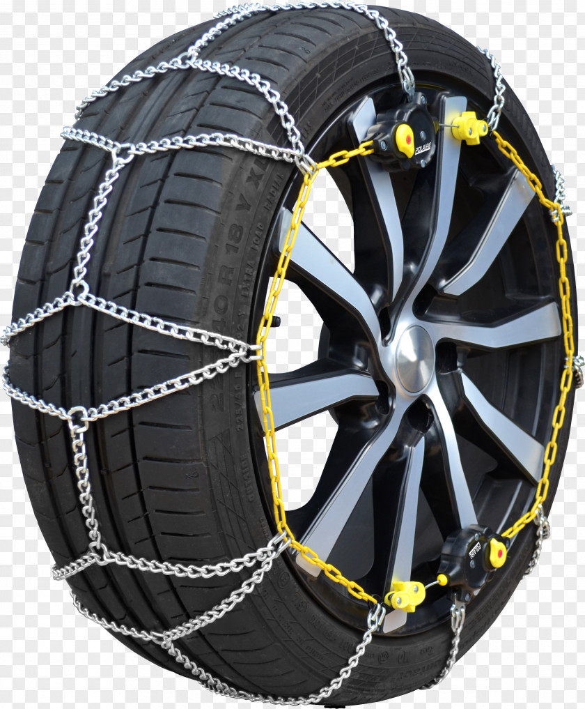 Car Tire Snow Chains PNG