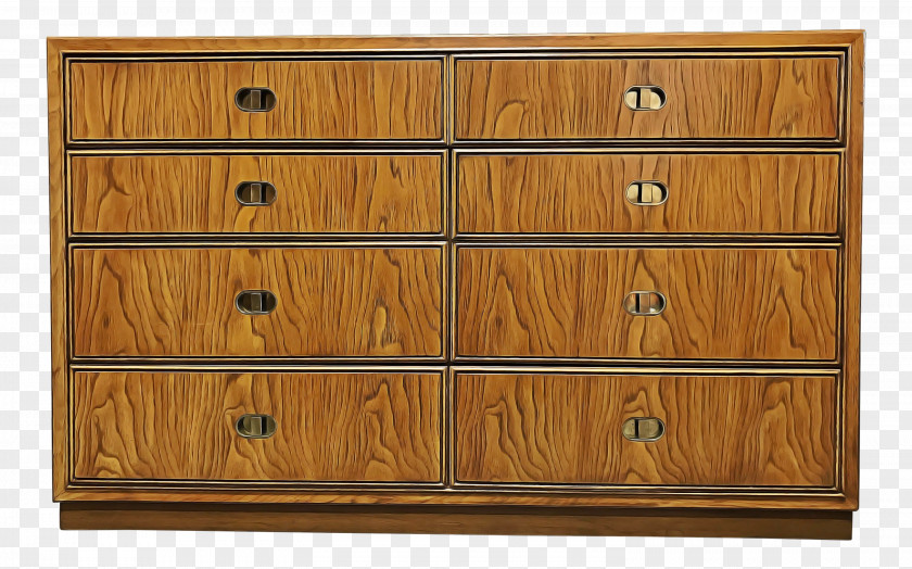 Chest Of Drawers Furniture Drawer Sideboard Varnish PNG