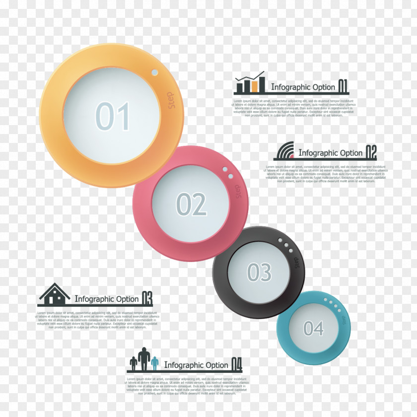 Creative Circle Ppt Infographic Page Layout Illustration PNG