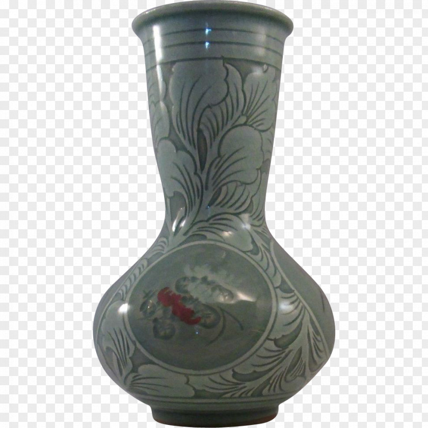 Korea Retro Creative Goryeo Celadon Vase Pottery PNG