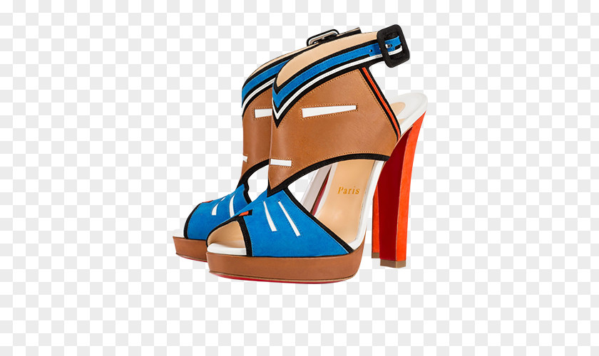 Louboutin High-heeled Footwear Handbag Designer Shoe Sandal PNG
