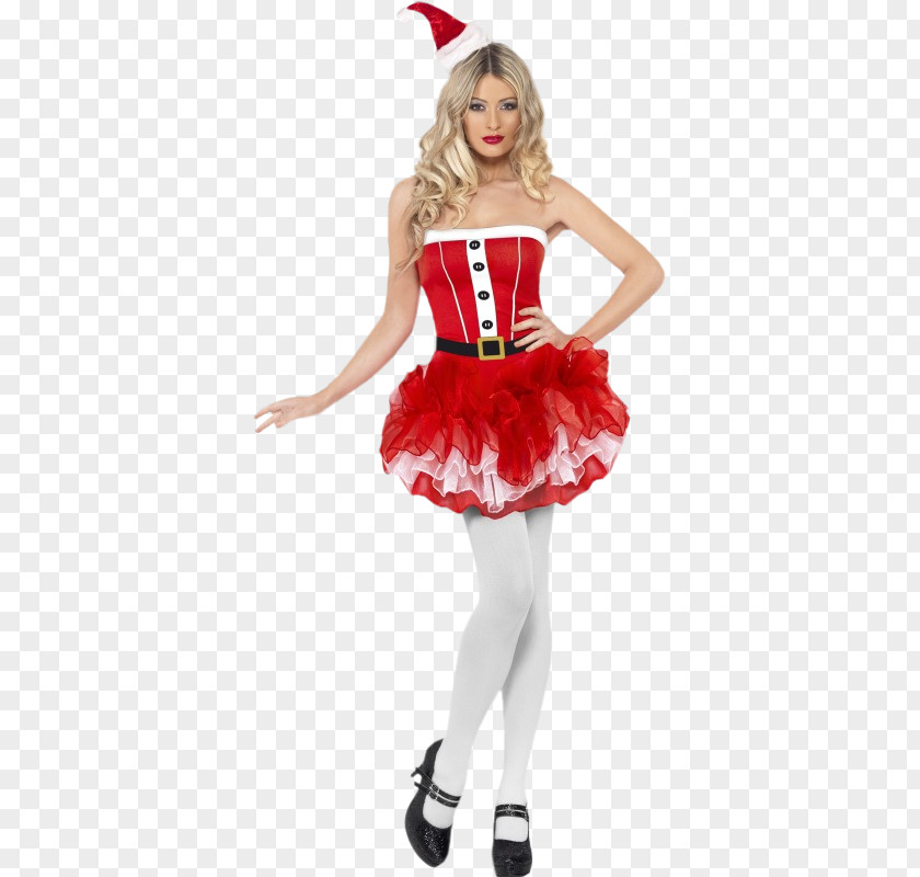 Santa Claus Mrs. Costume Party Christmas PNG