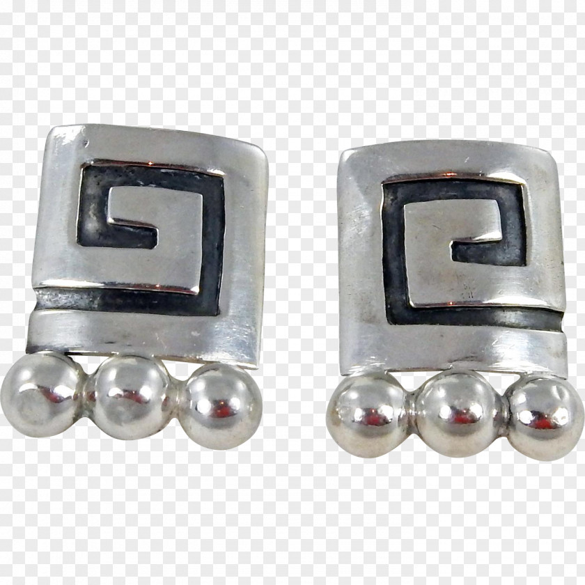Silver Earring Taxco Sterling Body Jewellery PNG