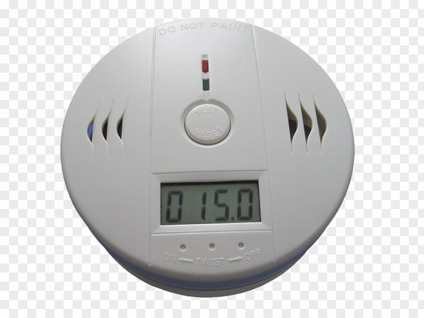 Carbon Monoxide Alarm Detector Gas Fire Notification Appliance Device PNG