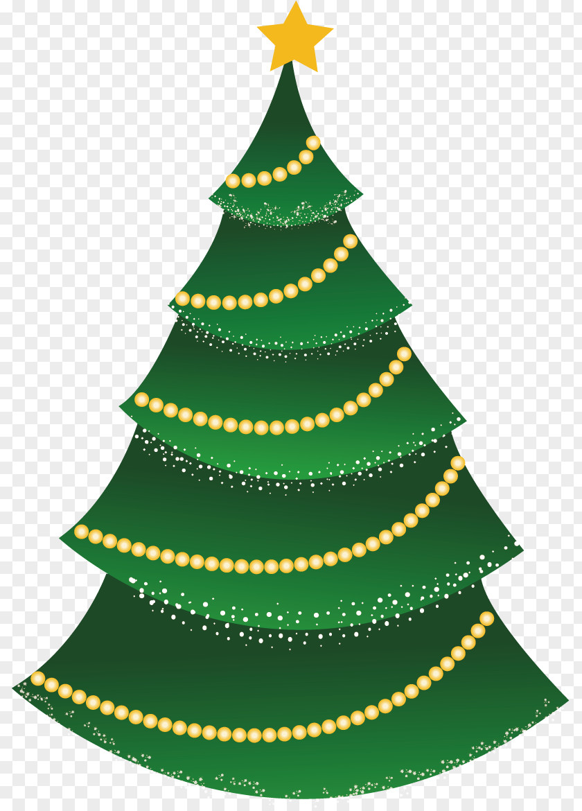 Christmas Tree Vector Material PNG