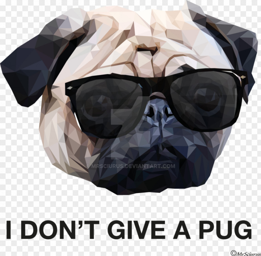 Dog Pug Goggles Snout Sunglasses PNG