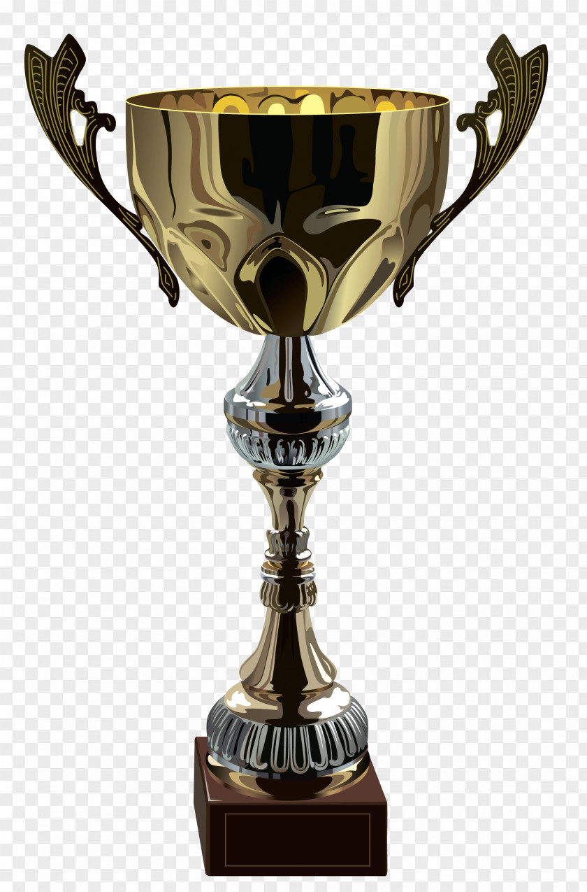 Golden Cup Trophy Medal Clip Art PNG