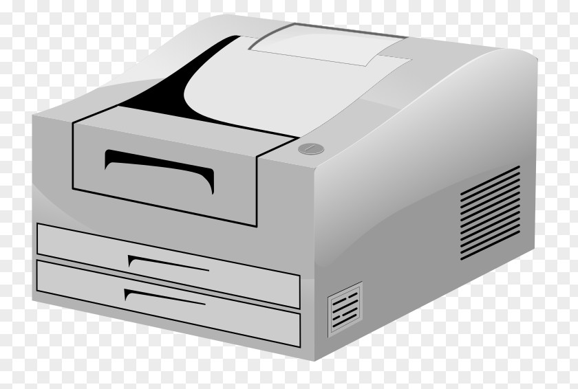 Laser Hewlett-Packard Printer Printing Clip Art PNG