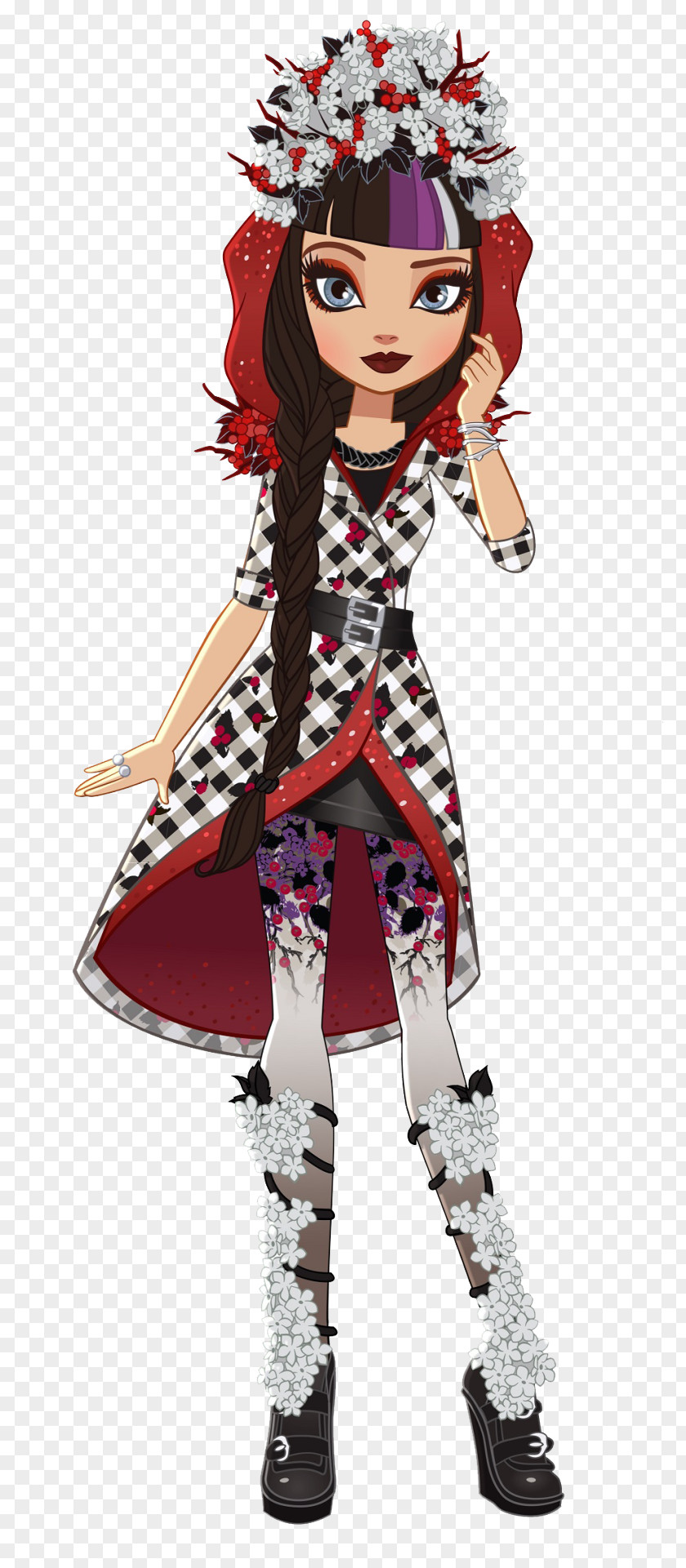 Red Riding Hood Ever After High Big Bad Wolf Monster Doll Little PNG