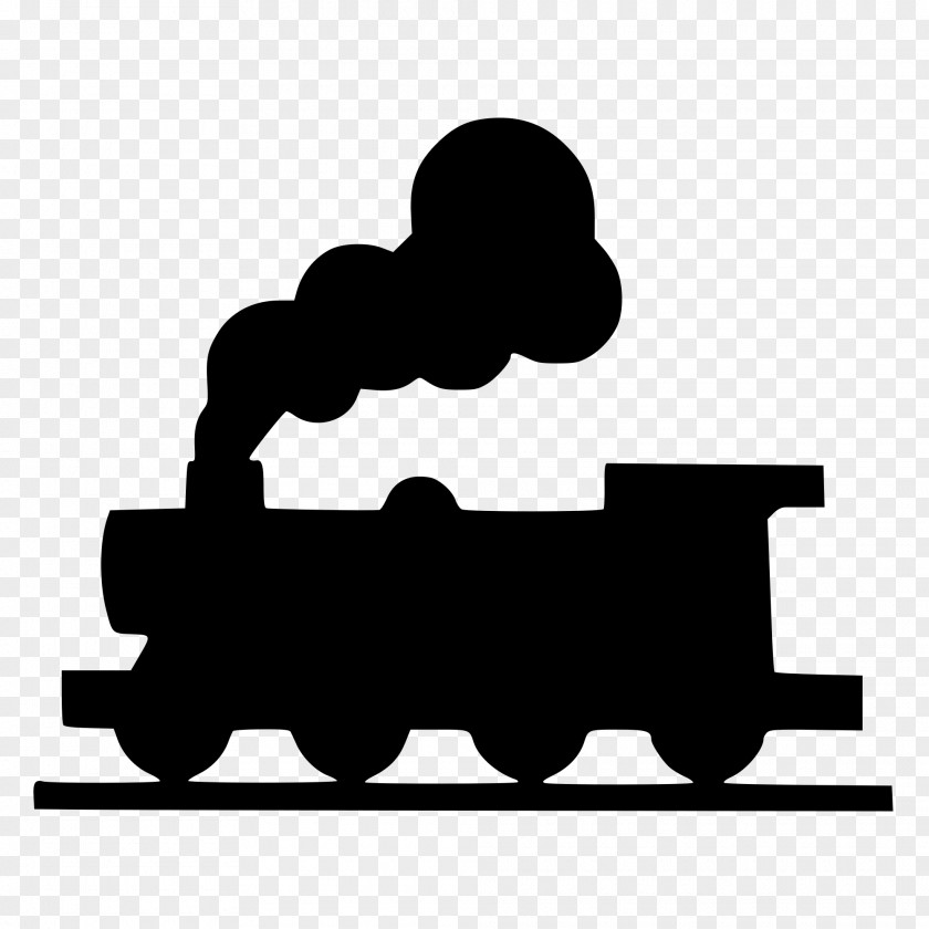 Train Rail Transport Silhouette Track Steam Locomotive PNG