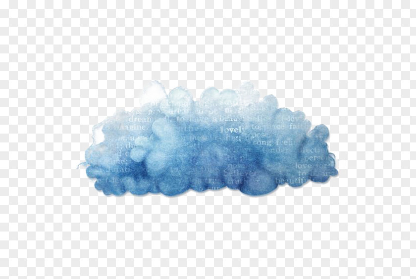 Blue Clouds Illustration PNG