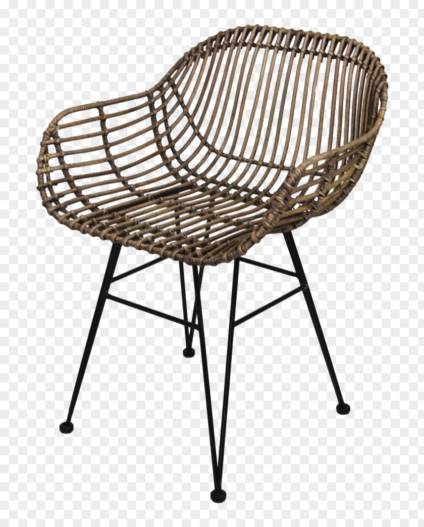 Chair Garden Furniture Eetkamerstoel Wicker PNG