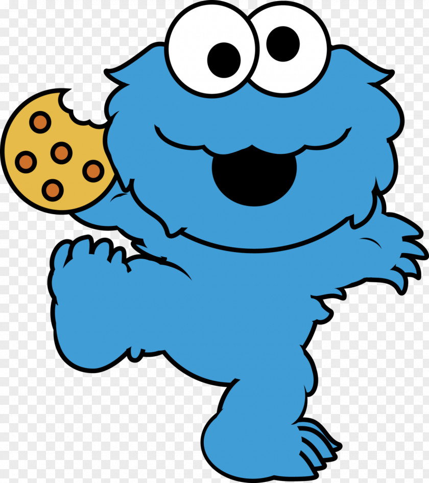Eating Cookies Cliparts Happy Birthday, Cookie Monster Elmo Biscuits Clip Art PNG