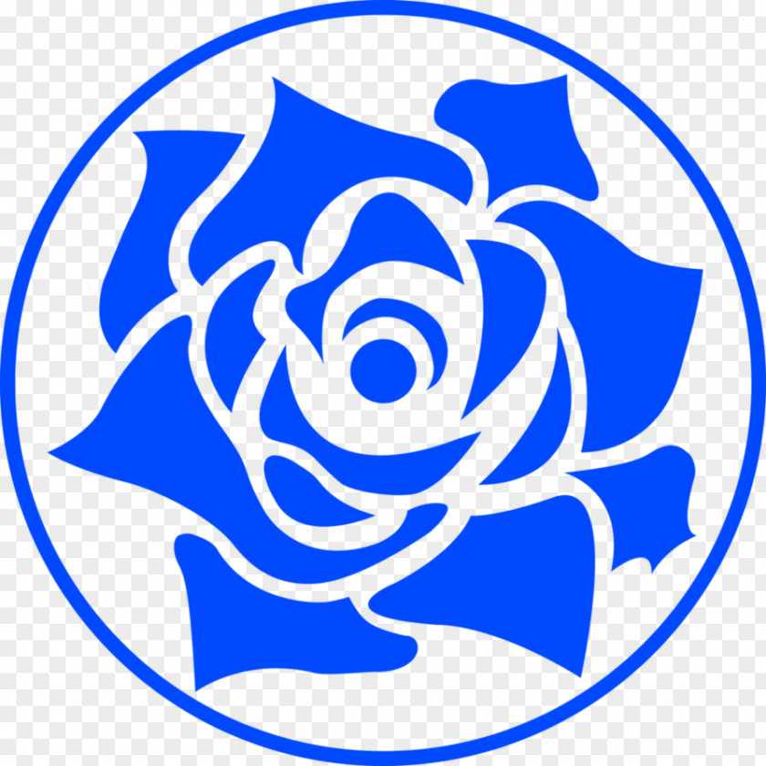 Elegant Flower Pattern Blue Rose Clip Art PNG