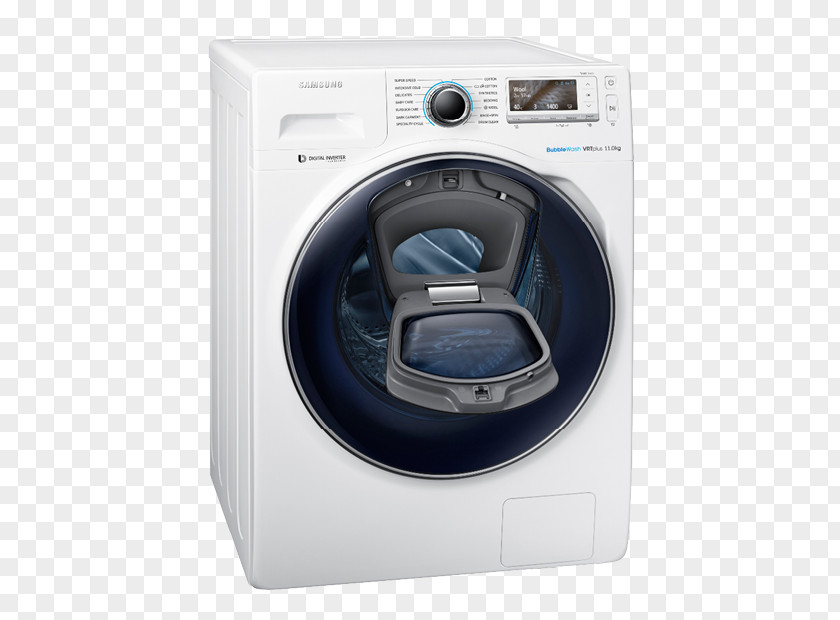 Home Appliance Washing Machines Samsung WW12K8412OX AddWash WF15K6500 PNG