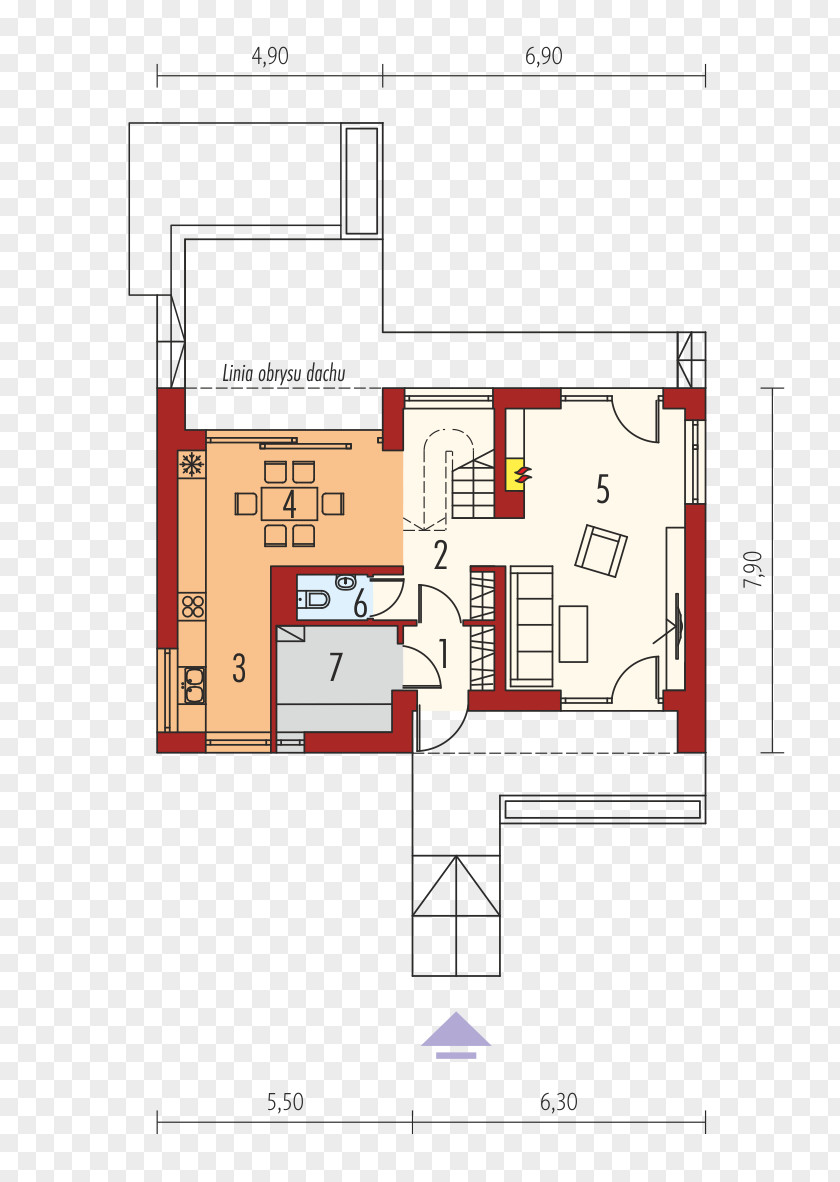 House Floor Plan Living Room Square Meter PNG