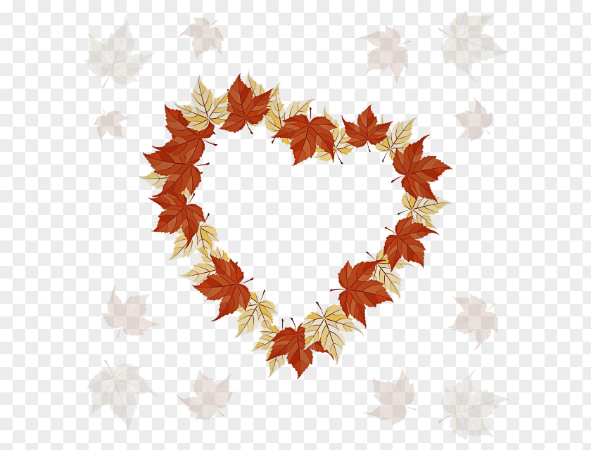 Maple Heart Leaf PNG
