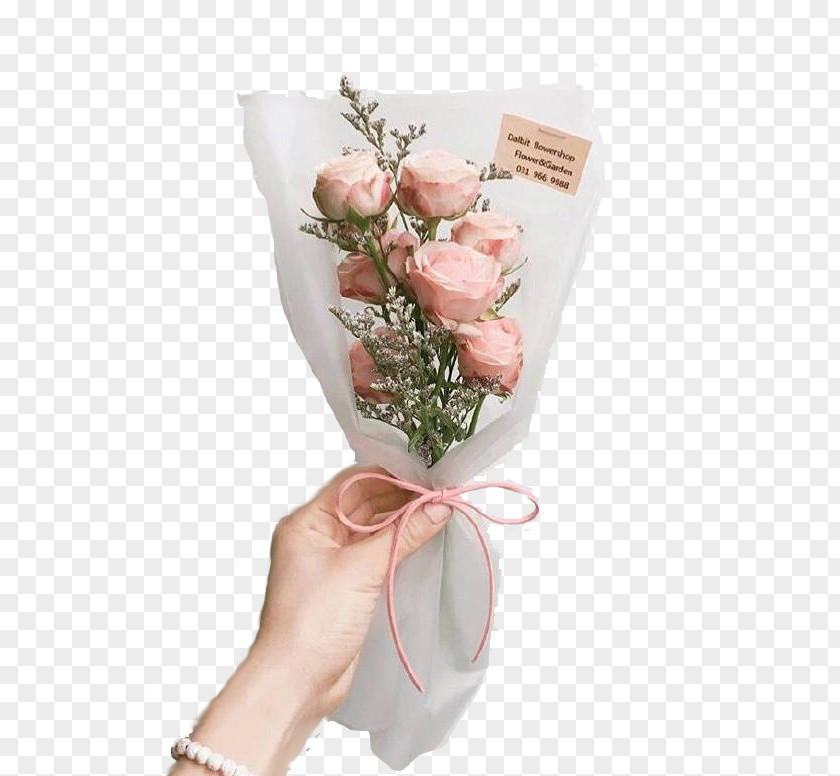 Pink Rose Bouquet Free To Pull The Material Flower Sina Weibo Nosegay PNG