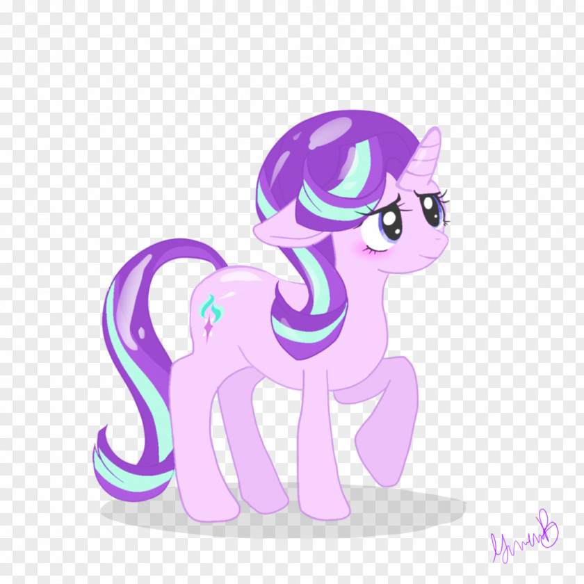 Starlight Background Horse Pony Violet Mammal PNG