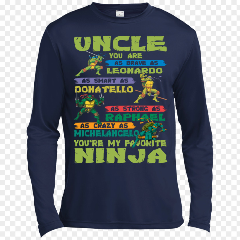 Turtle Ninja Long-sleeved T-shirt Bluza PNG