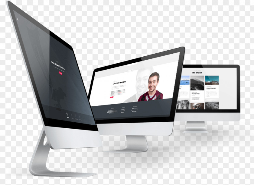 Web Site Development Responsive Design Page PNG