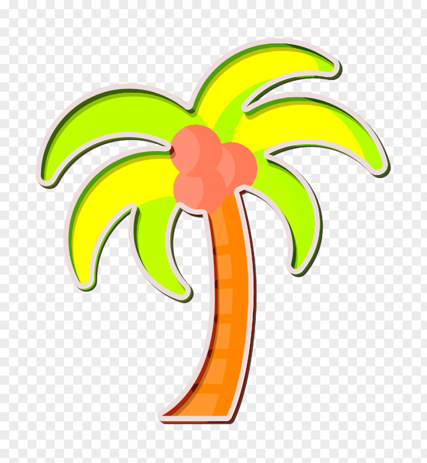 Beach Icon Palm Tree Reggae PNG