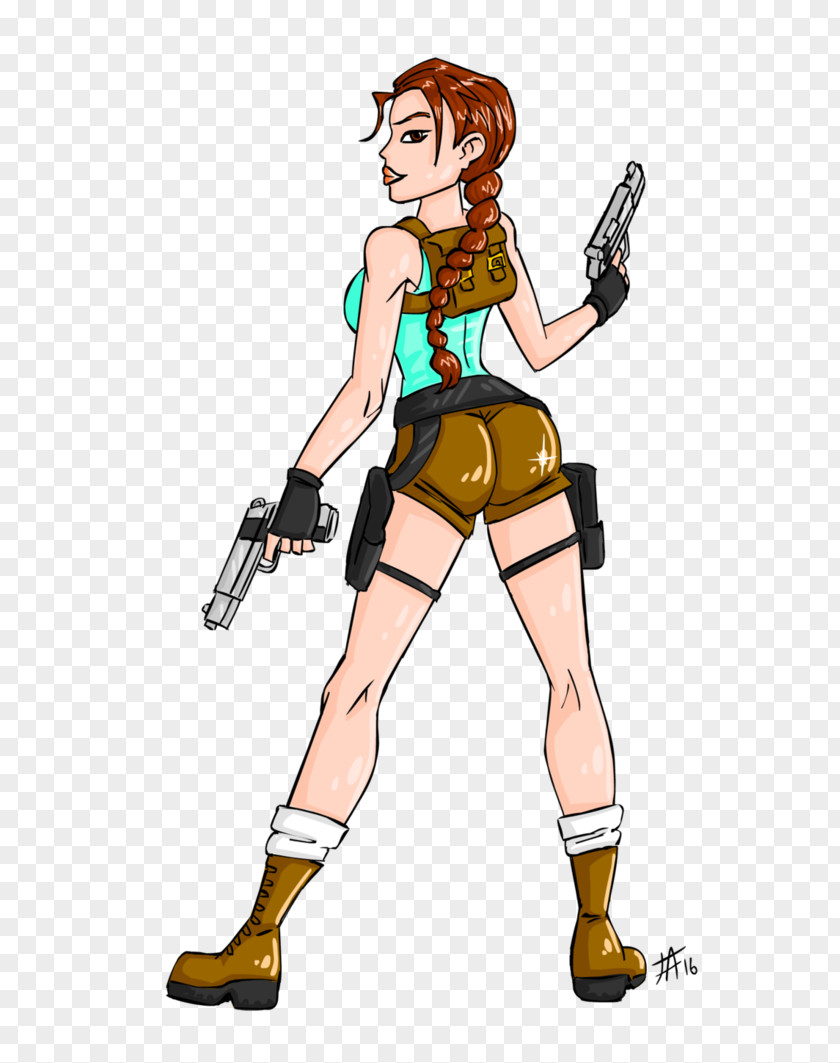 Lara Croft Tracer Jessica Rabbit Character Art PNG