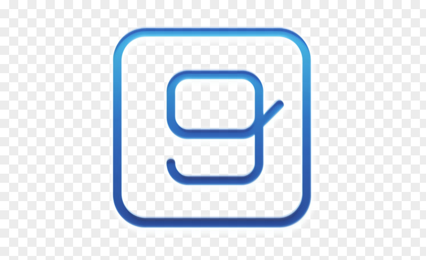 Rectangle Electric Blue Goodreads Icon Media Network PNG