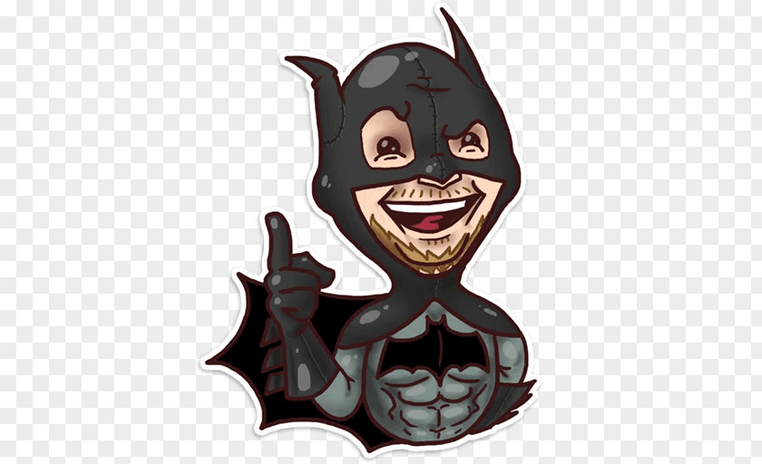 Telegram Sticker VKontakte Hashtag Batman PNG
