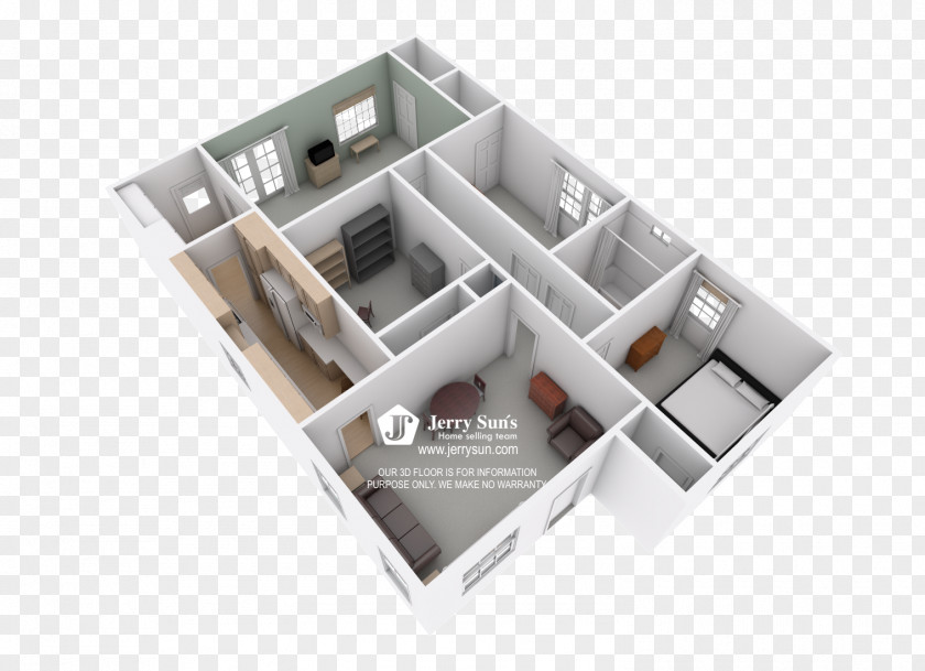 3d Floor Plan Product Design PNG