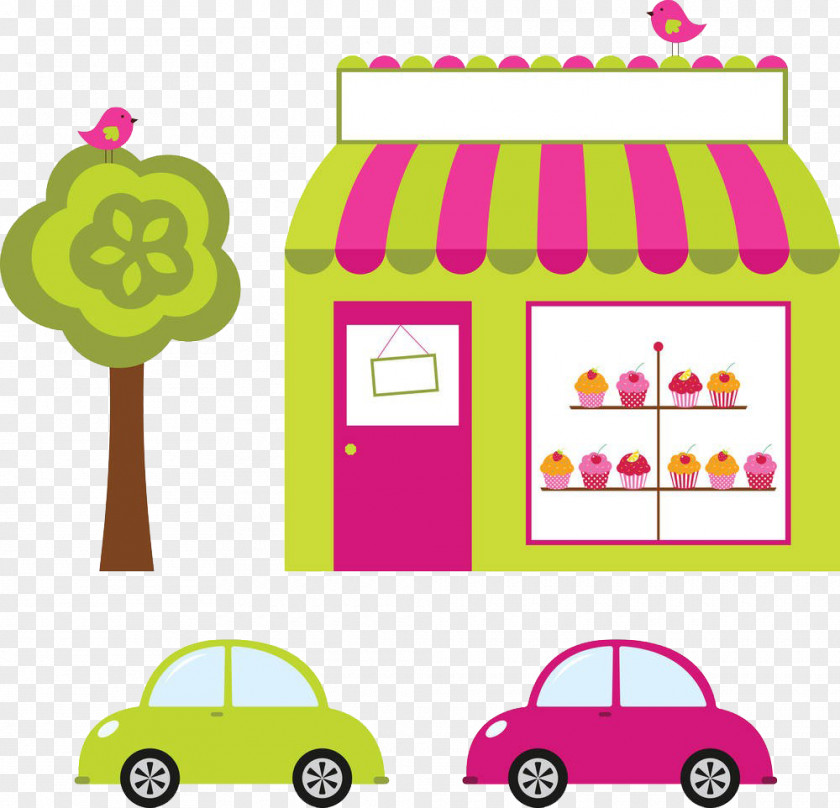 Breakfast Shop Bakery Business Plan Building Clip Art PNG