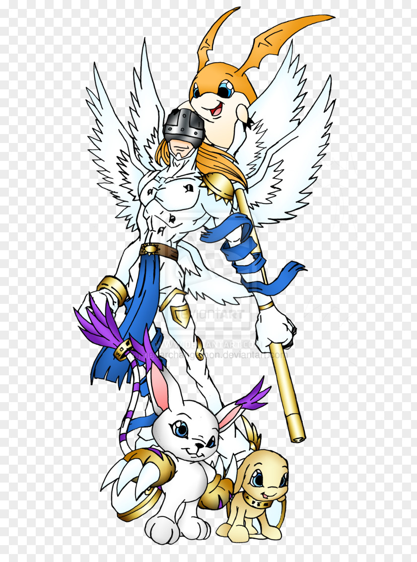 Digimon Gatomon Angemon Patamon Agumon Digivolution PNG