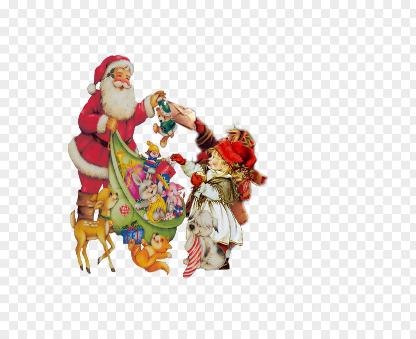 Enfant Santa Claus Christmas Gift-bringer Market PNG