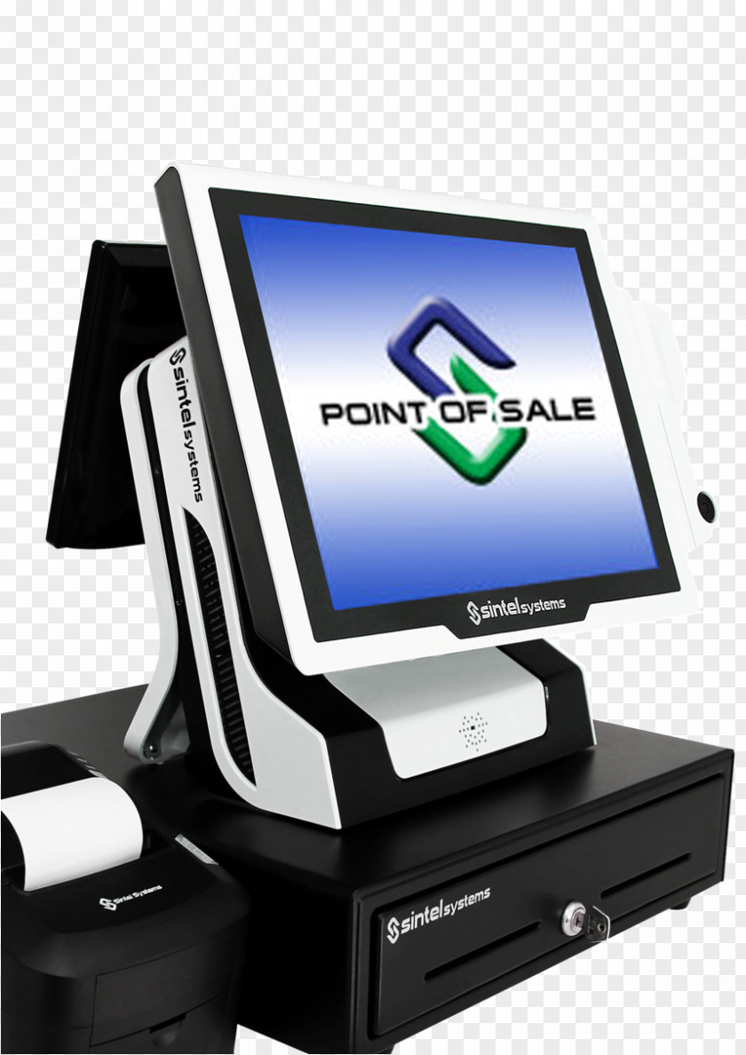 Pos Terminal Point Of Sale Sintel Systems Sales Retail PNG