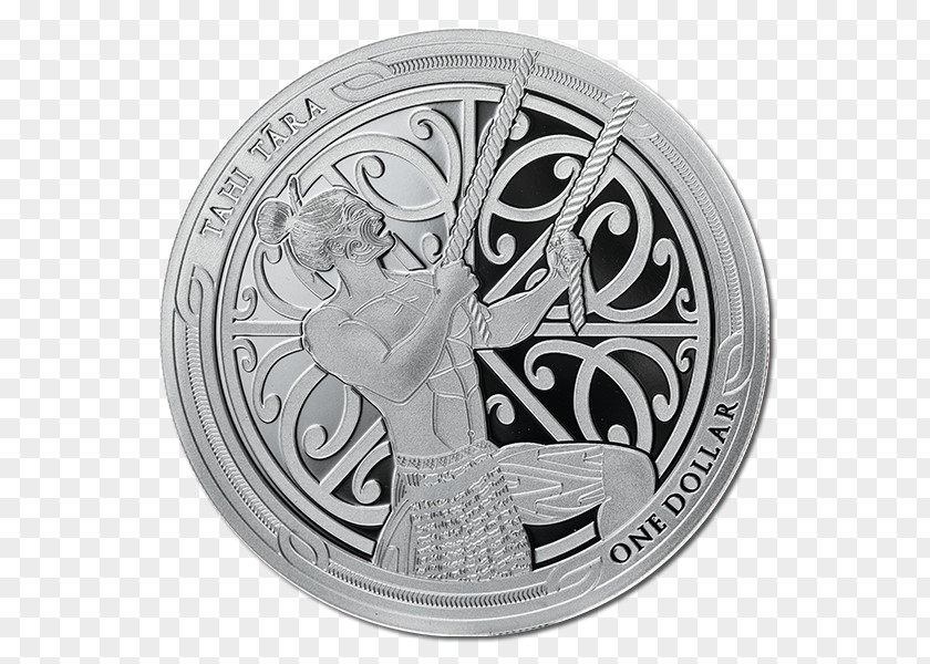 Coin New Zealand Silver Proof Coinage PNG