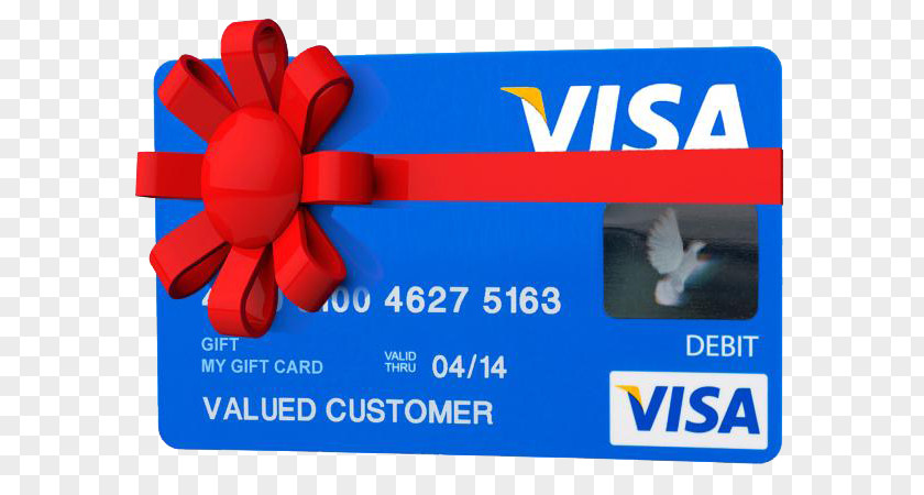 Credit Card Debit Gift Visa Payment Number PNG