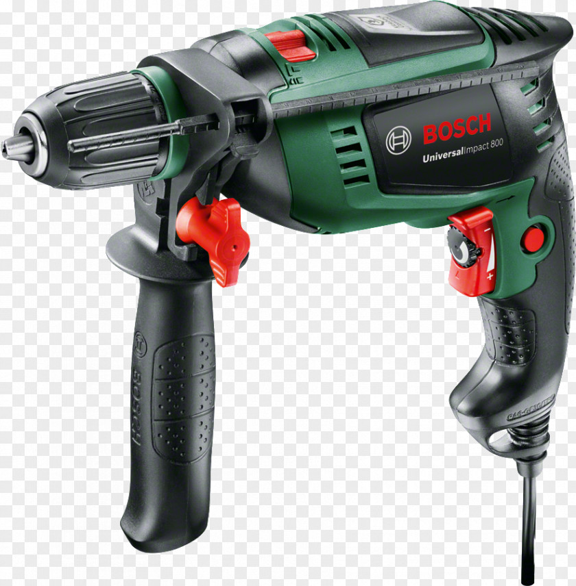 Drill Bosch Home And Garden UniversalImpact 1-speed-Impact Driver Incl. Case Augers Tool Hammer PNG