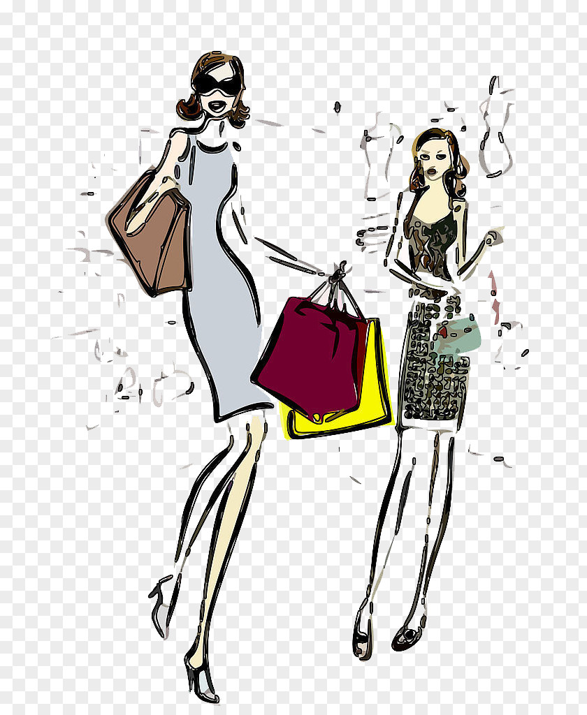 Fashion Woman Shopping Chanel Personal Shopper Belt PNG